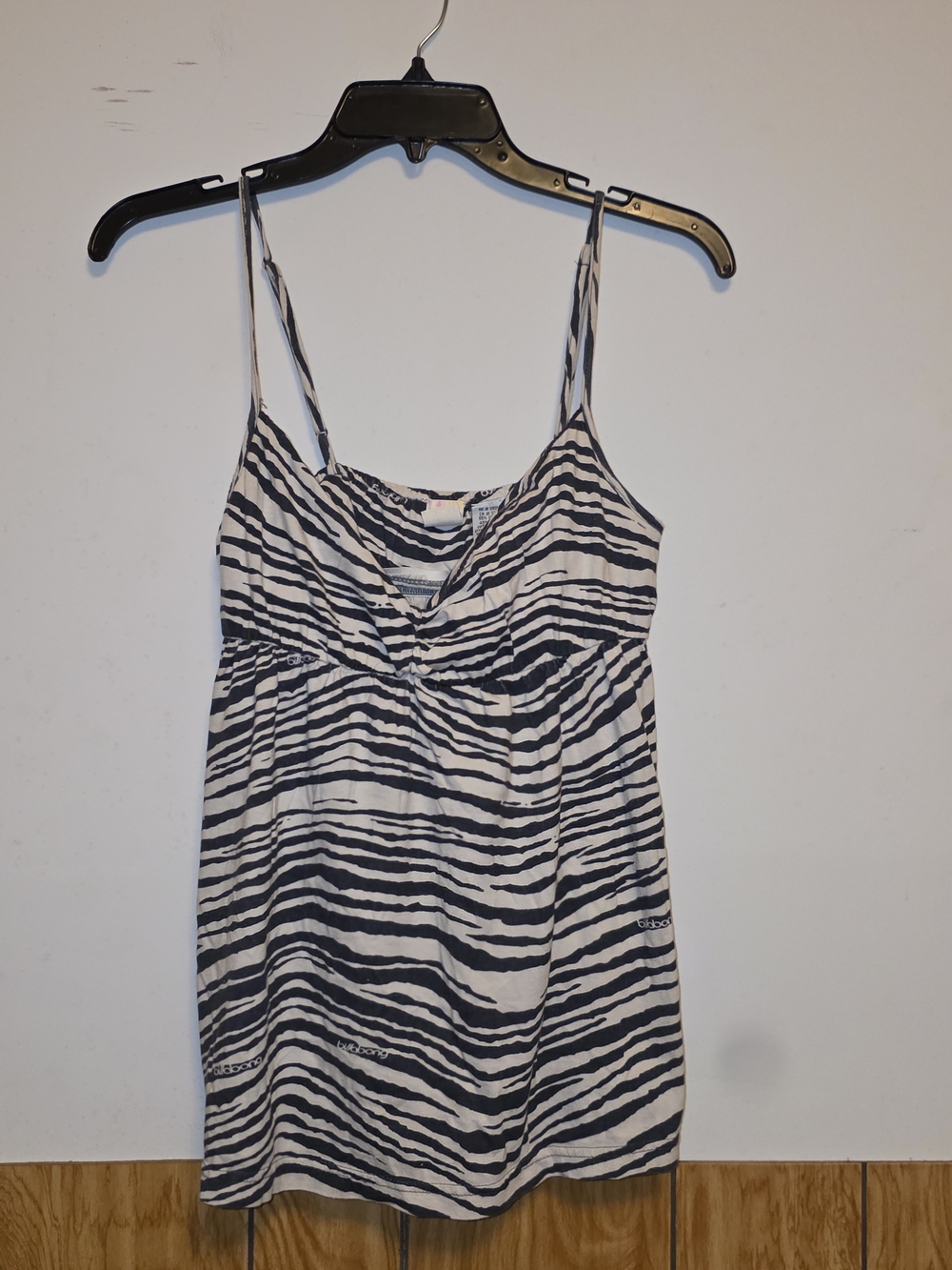 Billabong Black & White Zebra Stripe Camisole
